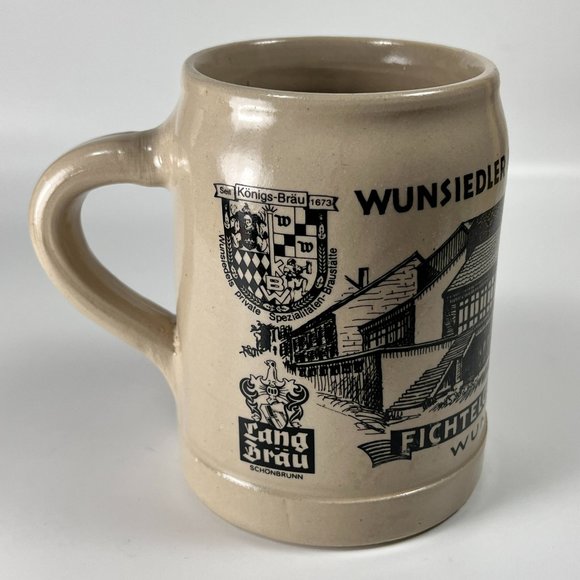 Vtg Oktoberfest 1984 Beer Stein Mug .5 L Stoneware Studio Wagner 8671 Barware - Picture 3 of 11